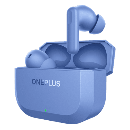 OnePlus Nord Buds 3r wireless earbuds with charging case in Ash Black and Aura Blue color
